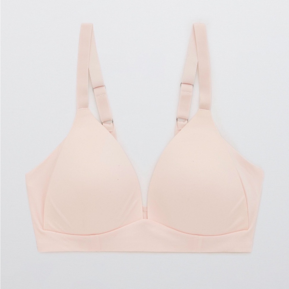Aerie Sunnie Wireless Lightly Lined Bra Ballet Pink NWT 34D - Picture 3 of 9